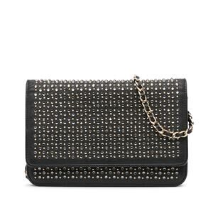 Chanel Studded Leather Wallet On Chain